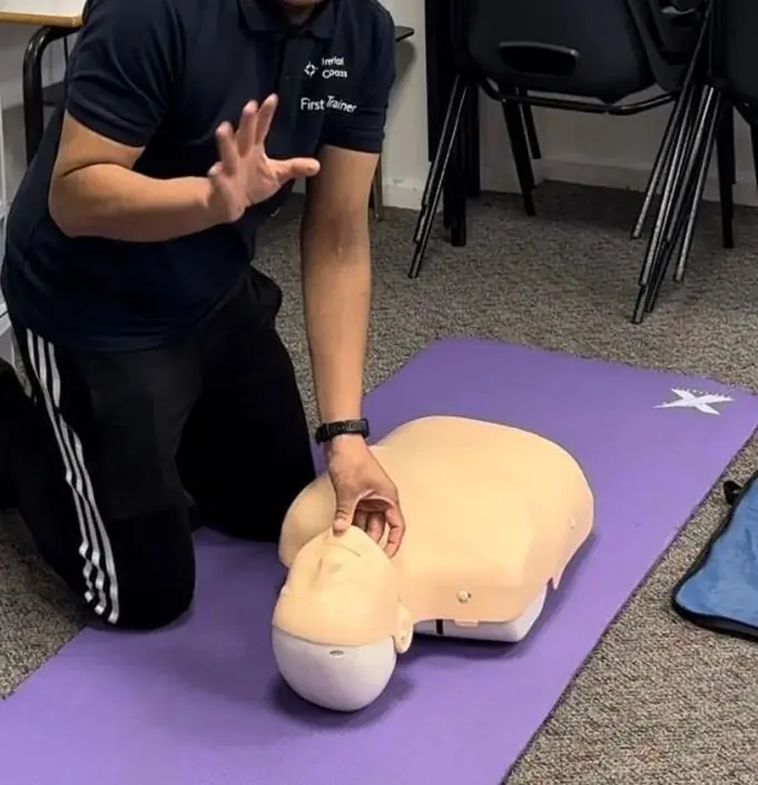 Emergency first aid at work training