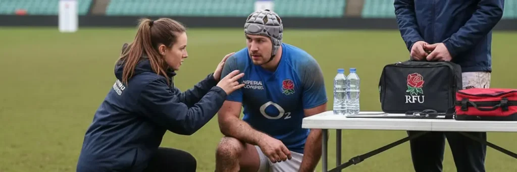 First aid training for a rugby club